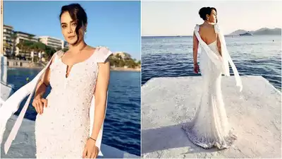 Preity Zinta New Wight Gown