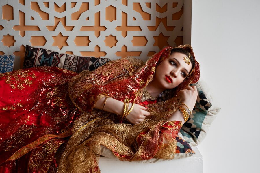 Ghagra for Muslim Wedding Dresses