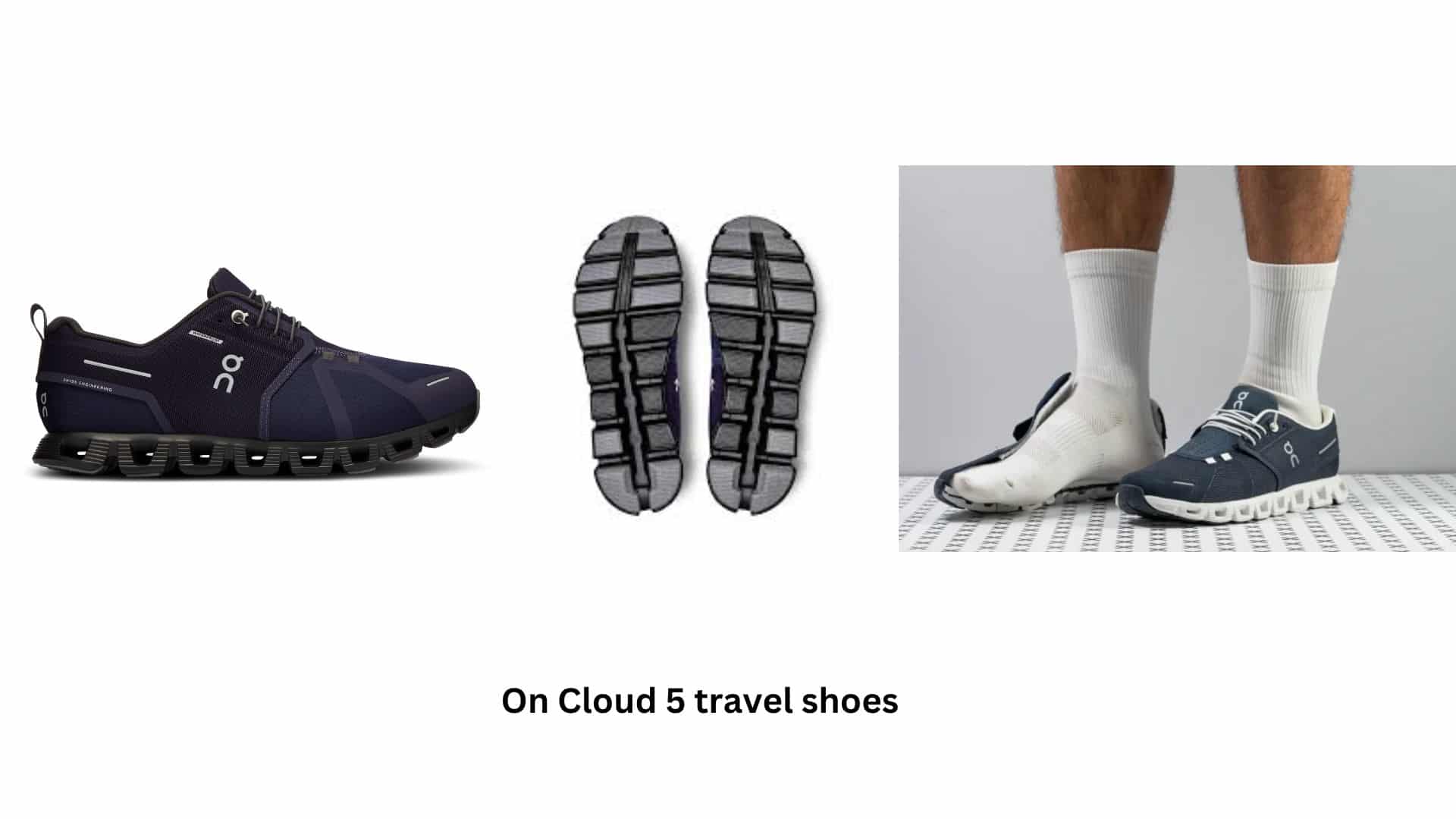 On Cloud 5 travel shoes